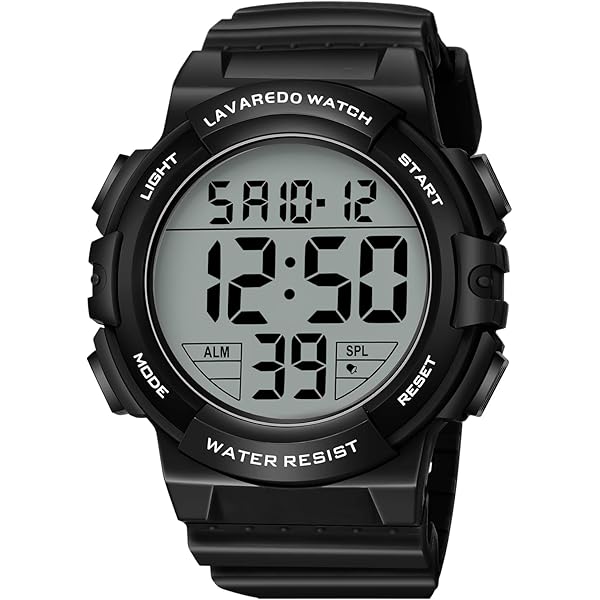 outdoor mannen horloge digitaal horloge sport running zwemmen militaire leger hoogtemeter barometer kompas waterdicht 50M multifunctionele slimme horloges grijs-blauw