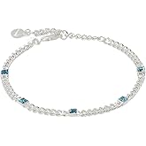 Alex and Ani Birthstone Curb Chain Bracelet