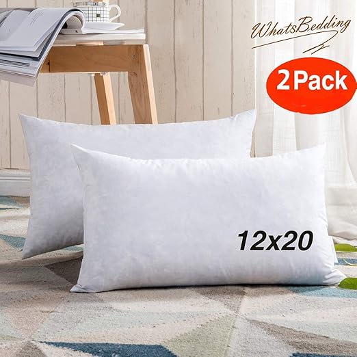 Amazon Com Whatsbedding 100 Cotton Throw Pillow Insert Sham