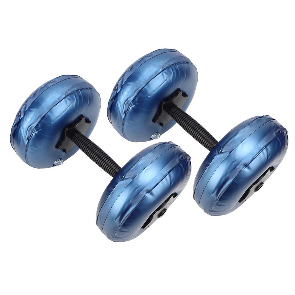 Dpofirs 8-10KG Weight Adjustable Dumbbell Set, Fitness Water Filled Dumbbells for Muscle Training, Home Modeling Equipment for Women Men Teens(blue)