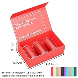 RYDDOY 5 Pack Red Gift Box, 9.5x6x3'' Gift boxes