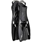 Cressi Adult Adjustable Snorkeling Fins with Ultra Resistant Buckles, Very Light, Ideal for Traveling - Tonga: Designed in Italy