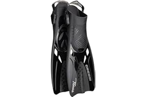 Cressi Adult Adjustable Snorkeling Fins with Ultra Resistant Buckles, Very Light, Ideal for Traveling - Tonga: Designed in Italy