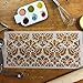 Designer Stencils C405 Damask Cake Tier 5 Cake Stencil, Beige/semi-transparent 3.1