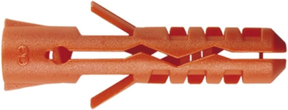 Mungo 1000080 MN Nylon Plug Anchor, 1-9/16" Length, 5/16" Plug & Drill Diameter, Premium Grade Anchor for Drywall, Brick, Concrete & Stone, Box of 100