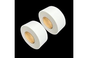 2 Rolls Fusible Batting Tape, 1.5 Inches × 30 Yards Light Weight Batting Seam Tape for Quilting