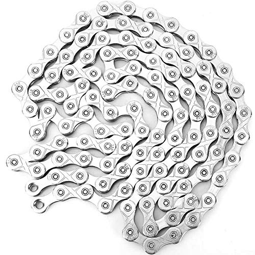 VGEBY Bicycle Chains, 116 Links 10 Speed Steel Ultra Light Bike Chain Cycling Speed Chain Accessory Bicycles And Spare Parts Ride