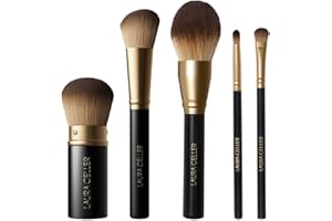 LAURA GELLER NEW YORK Cosmetic Professional Makeup Brushes - Cruelty-Free - 05 Full Face Brush Set 5pc