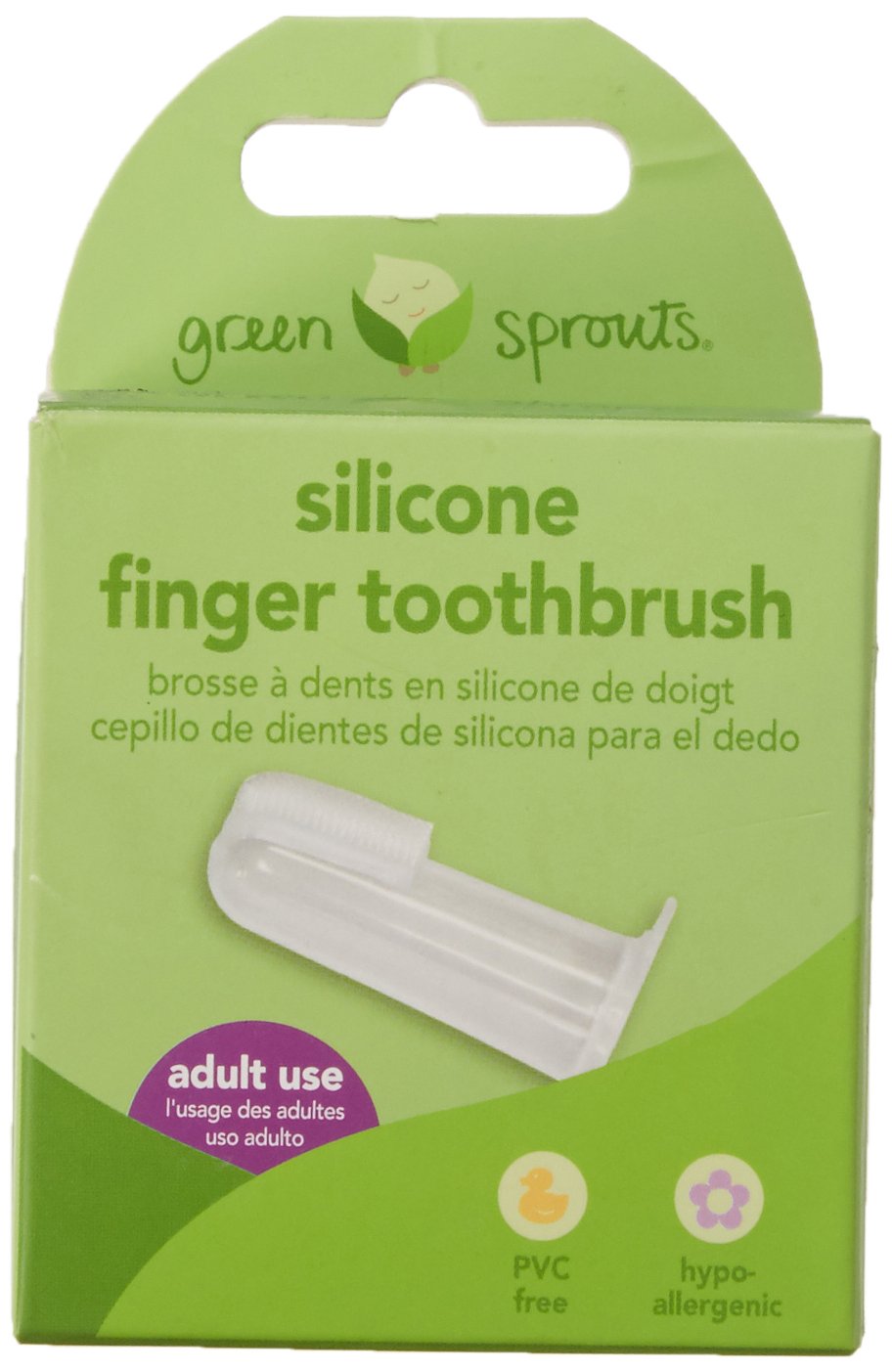 大人の上質 子ども用ハブラシ Silicone Sprouts Green Finger B003jnelb4 Toothbrush 限定特価 Www Aiq Aiq Com Mx