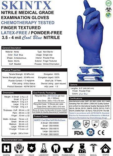 SKINTX Nitrile Exam Glove, Small