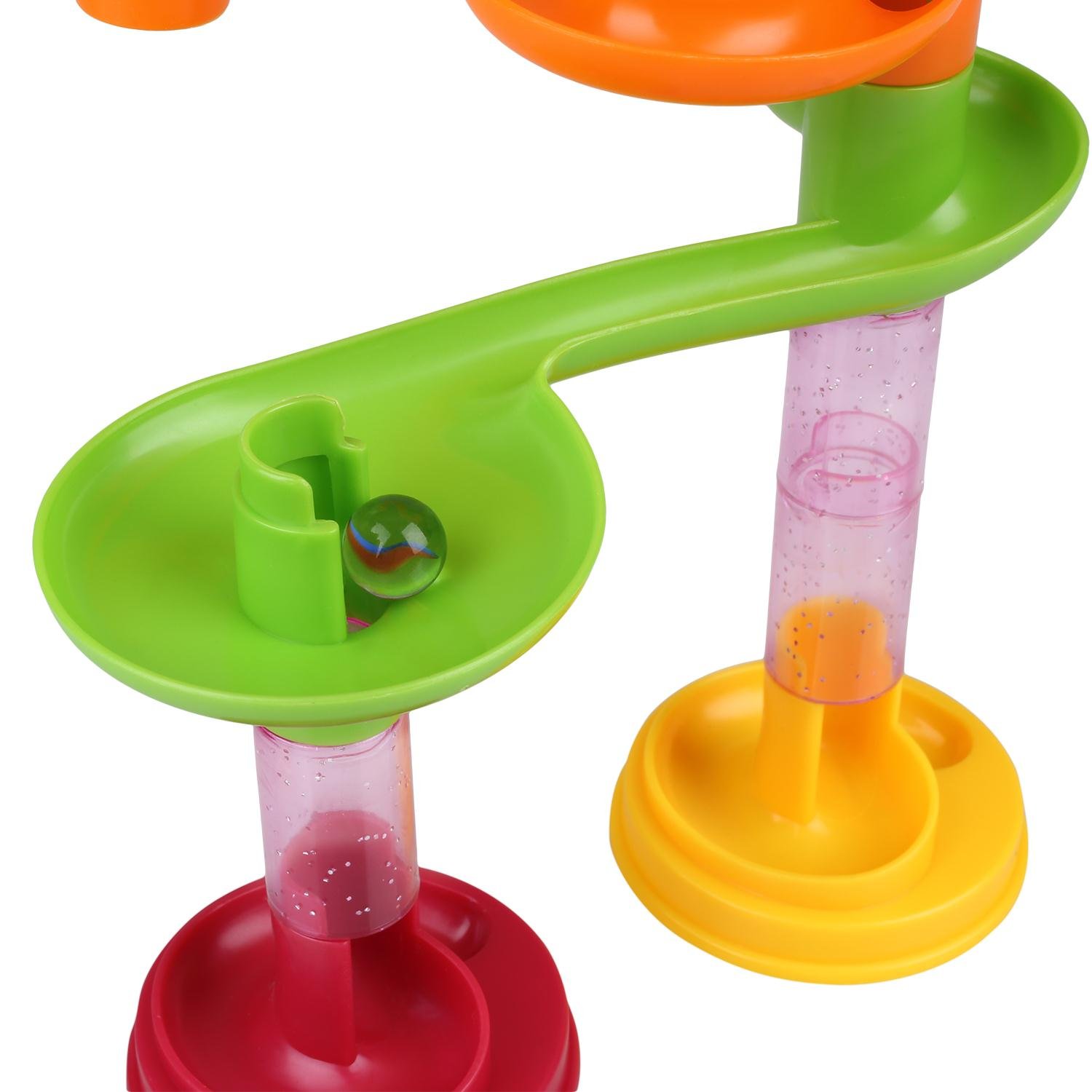 Peradix Set Pista per Biglie Marble Run da Costruire Giocattolo Educativo Gioco Familiare Fai da Te Amazon Giochi e giocattoli