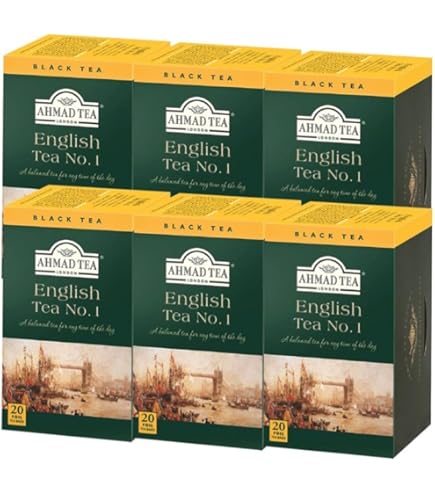 Amazon.com : Ahmad English Tea No.1 in Tin 7oz/200g : Black Teas