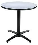 KFI Seating Round Pedestal Table with Arched X