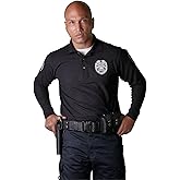 First Class Black Poly Cotton Security Polo Shirts