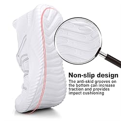 Feethit Mens Slip On Running Shoes Breathable