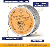 Rhoose Point Remedies 100ml Beeswax Leather Conditioner Restorer Polish Orange view 3