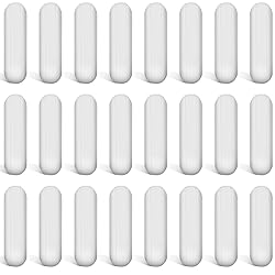 Weewooday 24 Pieces PTFE Magnetic Mixer Stirrer