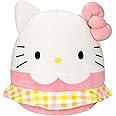 Squishmallows Sanrio 14-Inch Hello Kitty Wearing Gingham Skirt Plush - Large Ultrasoft Official Kelly Toy Plush