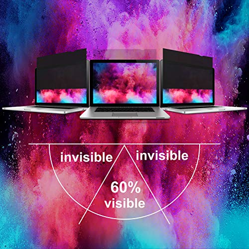 Scotamalone Privacy Screen Filter for 14 Inch Laptop 16:9 Widescreen Laptop Display - Great Office Product to Protect Your Privacy and Anti Glare Protector - Thumbnail 3