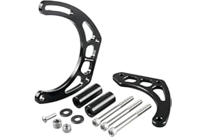 Bevinsee BBC Short Water Pump Alternator Bracket Big Block Compatible with Chevy 396 427 454 SWP EWP