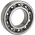 NTN Bearing 6911 Single Row Deep Groove Radial Ball Bearing, Normal Clearance, Steel Cage, 55 mm Bore ID, 80 mm OD, 13 mm Width, Open