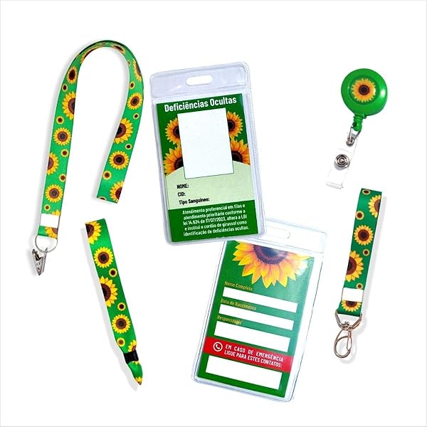 Cordões Para Crachá Epakh - 200 Unidades Com Clipe Giratório