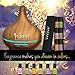 PUREST NATURALS 300ml Essential Oil Oils Diffuser Ultrasonic Cool Mist Aroma Humidifier - Whisper Quiet Large Aromatherapy Air Purifier for Home Office Bedroom Living Room Yoga (ENGRAIN)