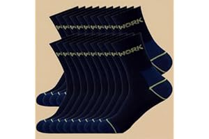 10 Pairs Bulk Thermal Winter Socks for Men, Warm Heavy Duty Cold Resistant Thick Boot Sock