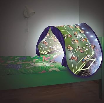 Sleepfun Tent Football Match Magische Bett Traumzelt Fur Kinder Original Aus Tv Werbung Amazon De Spielzeug