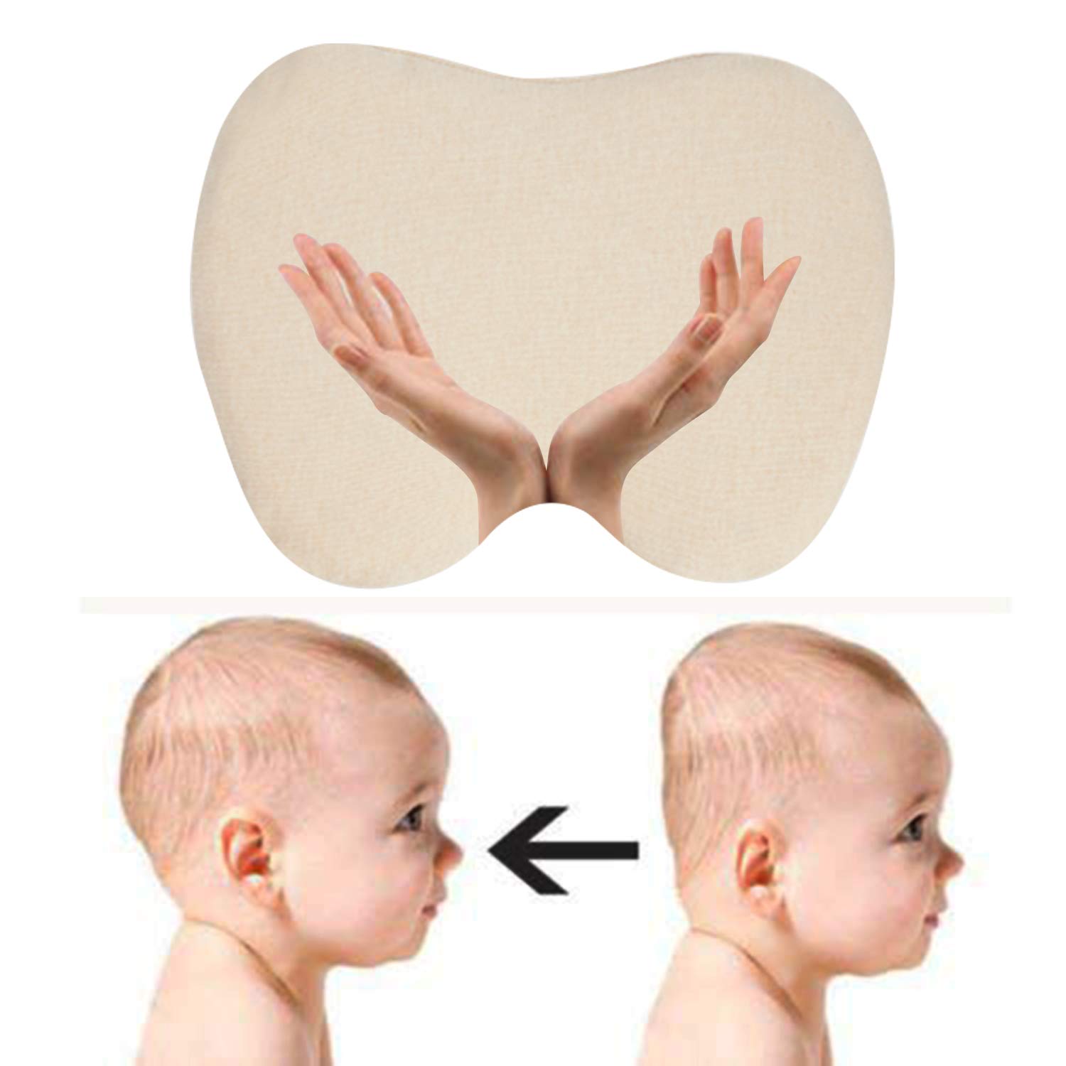 pillow to keep baby head round