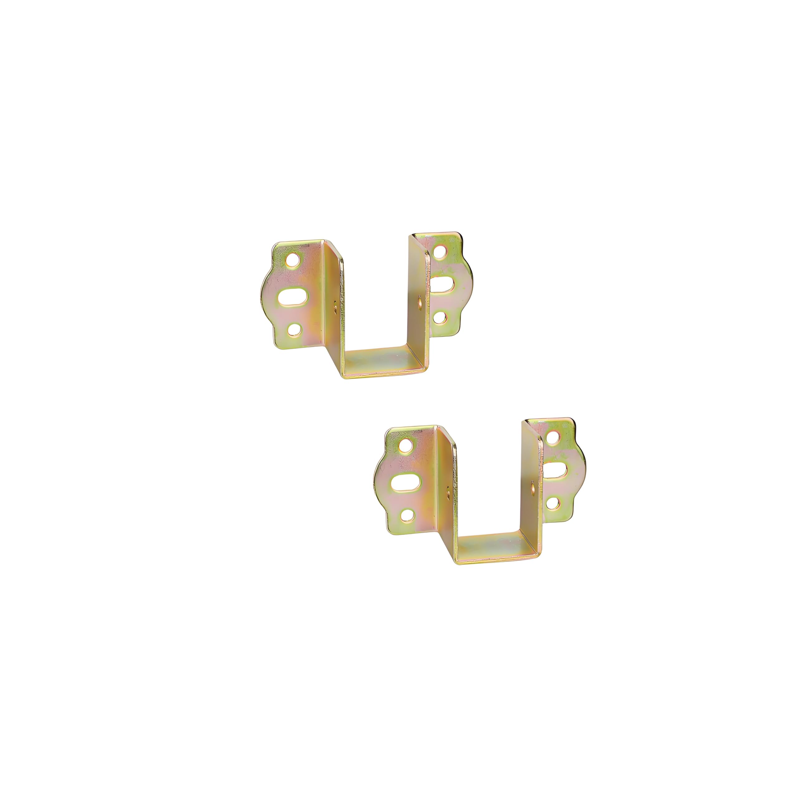 LIKERAINY Centre Support Bed Hinge Rail Brackets Timber Joist Hanger Width 30 mm Suspension Connecting Fittings Hooks Fastener for Bed Frame Metal 2 pcs