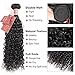 Curly Wave Virgin Hair Brazilian Human Hair Extensions Curly Weave Unprocessed Real Hair 8A Grade 3 Bundles Natural Black (12