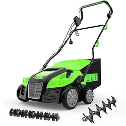 Electric 16.2” Dethatcher Scarifier 2-in-1 Lawn