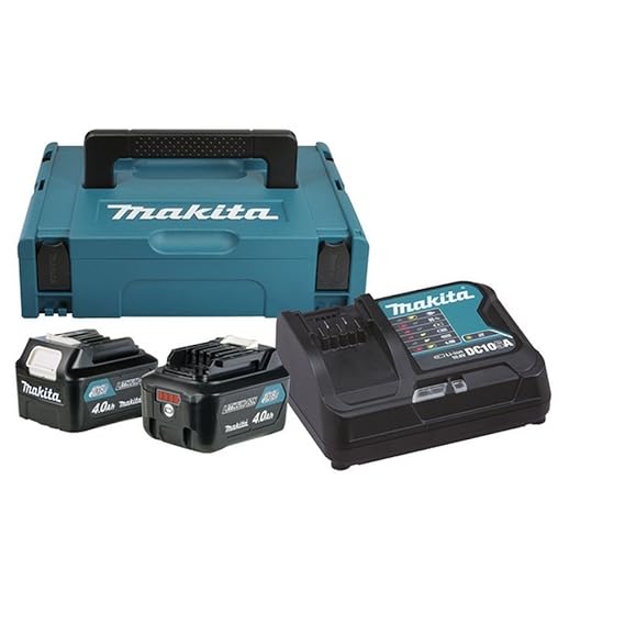 Makita 197636-5 Power Source Kit 10,8 V 4,0 Ah 240 W, 230 V, Schwarz, Türkis 30 x 450 mm