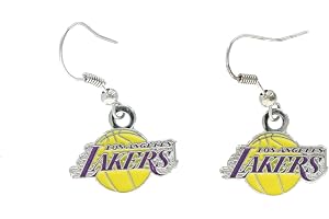aminco NBA unisex-adult NBA Logo Dangler Earrings