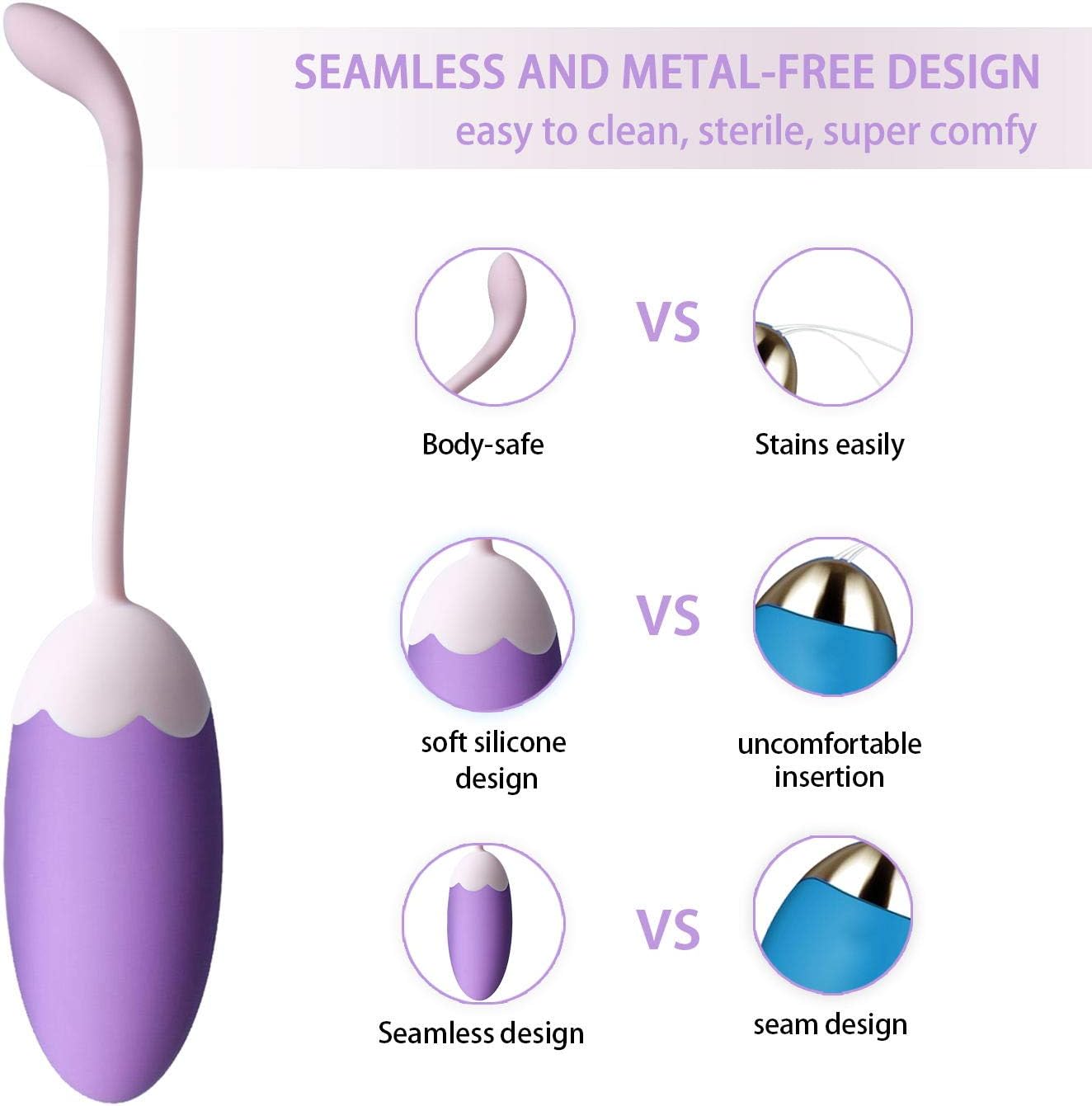 Kegel Exercise Weights Products - Doctor Recommended Pelvic Floor Exercises-Kegel Balls - Set of 6 Ben Wa Balls for Women Tightening & Control with Training Kit：Beginners & Advanced: Health & Personal Care