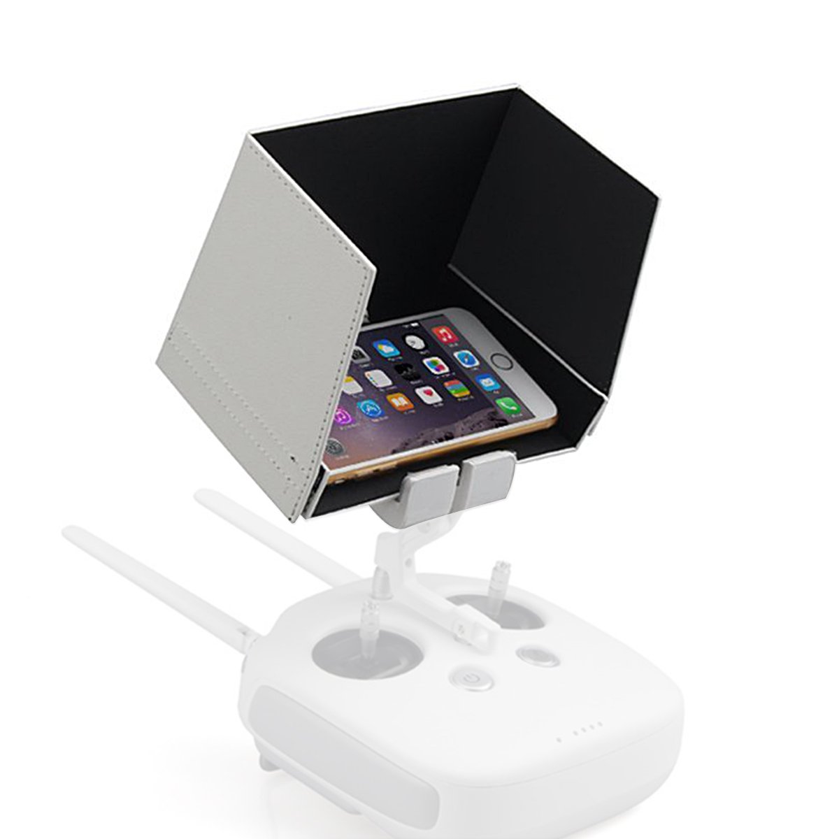 Powerextra 5.5 Inches Tablet Monitor Sunshade Hood for DJI Mavic pro, Spark, Phantom 2/3 and Phantom 4/4 Pro Transmitters, Fit for iPad mini 4/3/2, Samsung Galaxy 8.0 Tab S2/3, Nexus Tab 7/8