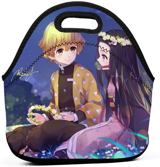 Caja De Térmicas,Nezuko Y Zenitsu-De-Mon Slay-Er Lunch Box, Exclusivas