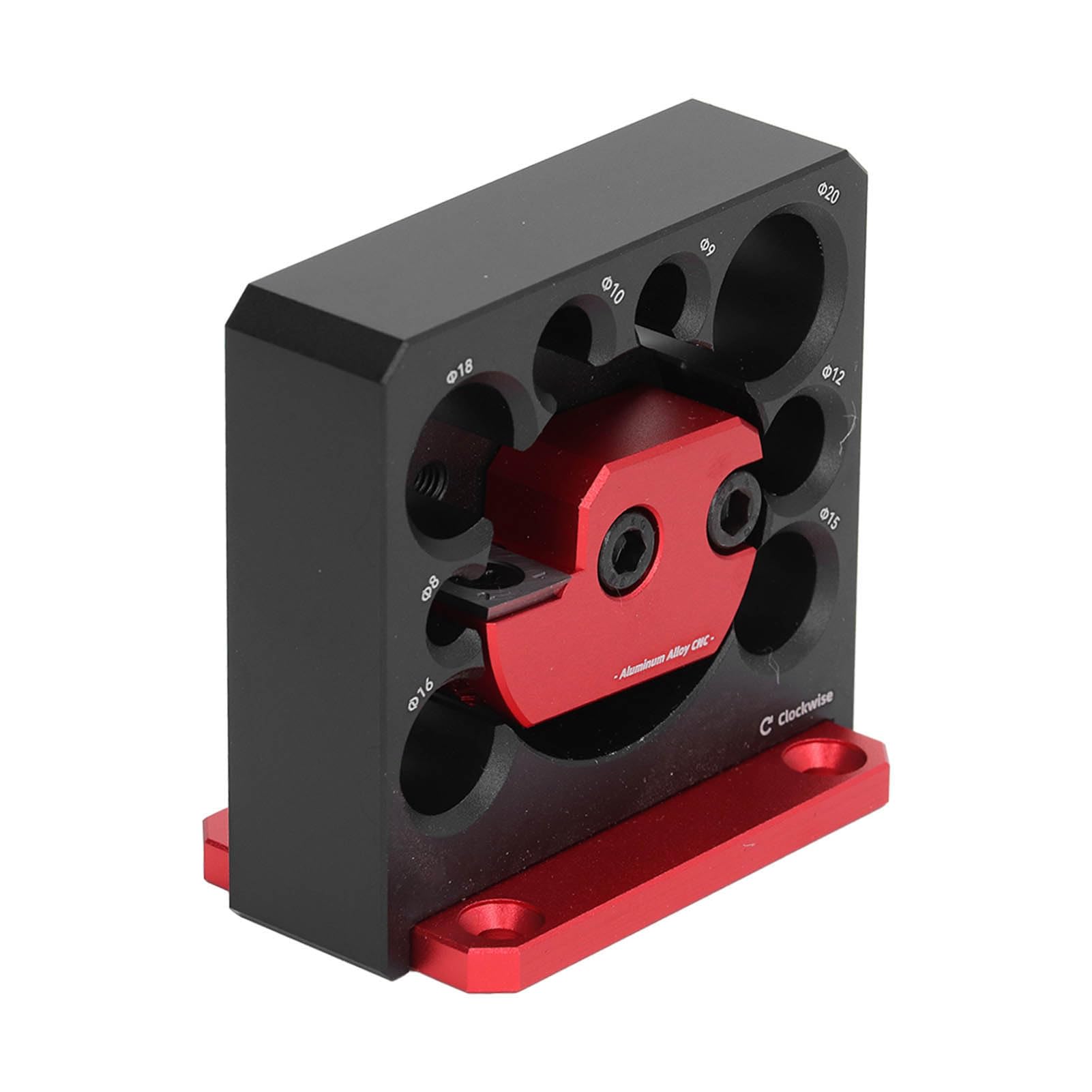 Dowel Maker Jig Adjustable Aluminium Alloy 8 Hole Electric Drill Milling Solid Wood Round Rod Woodworking Auxiliary Tool