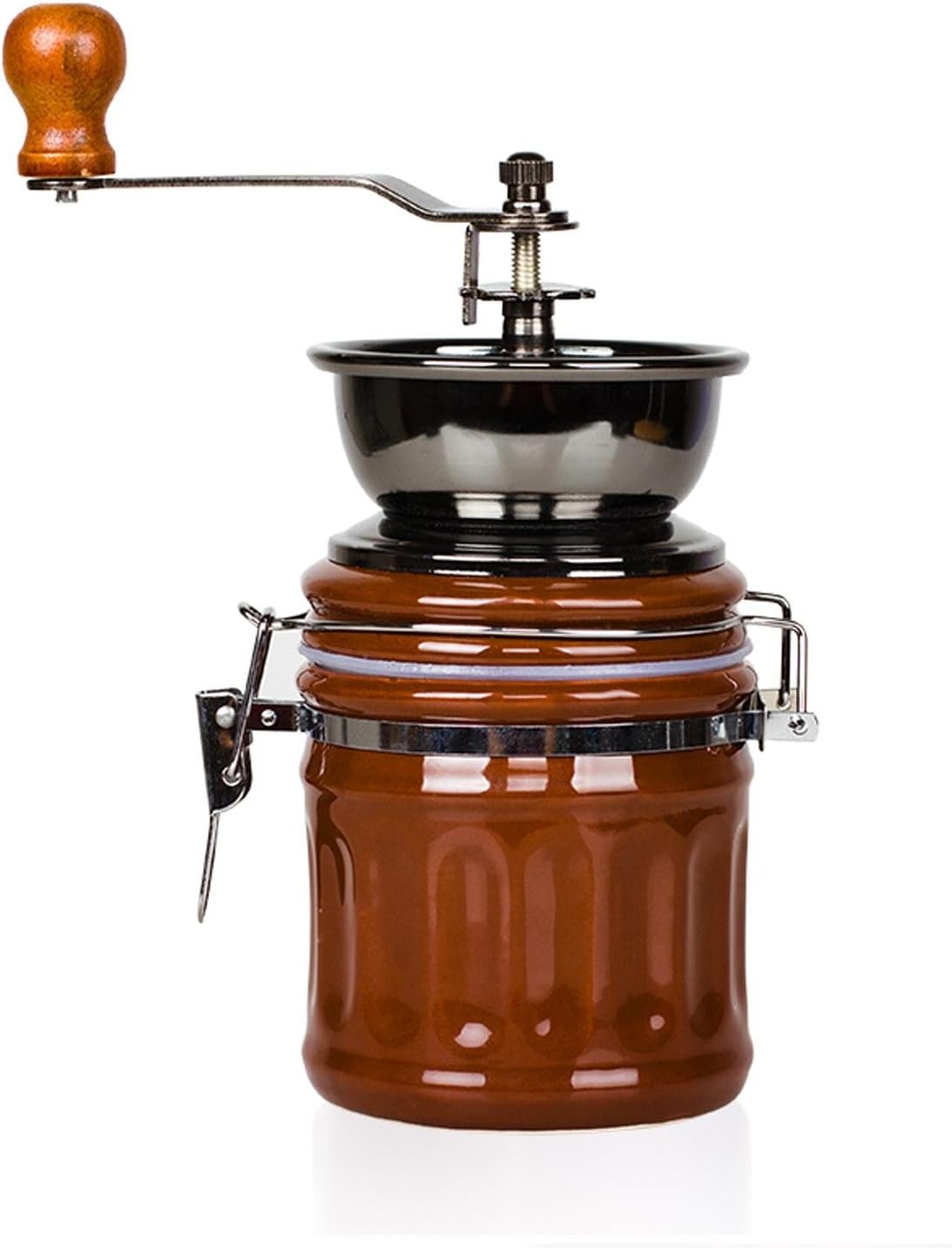 HAIZI Hand-Cranked Coffee Grinder Home Manual Grinding Machine Porcelain Grinder Ceramic Grinding Core Mini Coffee Machine