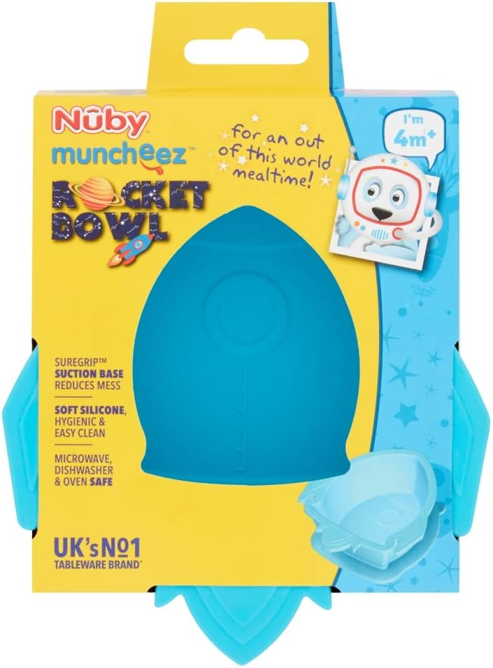 Nuby Muncheez Rocket Bowl Ages 4 months+