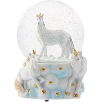 Royal Blue Tang Fish Musical Water Globe - Plays 'Wonderful World', 6" Tall With Glitter & Figurine
