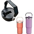 Replacement 30oz Tumbler Lid - Fit For Stanley 20oz, 30oz Iceflow Flip Tumbler (20 to 30 oz STRAW LID BLACK)