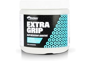 SLIP DOCTORS Non-Slip Paint Additive for Color Epoxy, Urethane, & Acrylic Paint - Extra Grip Anti-Skid Grit for Coatings