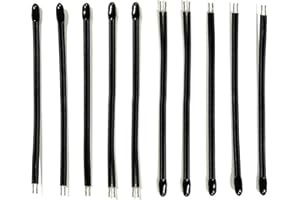 KOKISO 10 PCS MF52D NTC Resistors, Thermistor 10K Ohm 3435B/100K Ohm 3950B Temperature Control Sensor 1% Accuracy for Temperature Measurement and Battery Protection