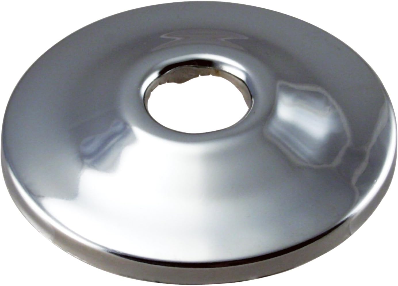 Westbrass D12827 5/8" OD Shallow Flange, Satin Chrome Faucet Flanges