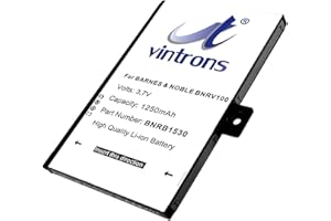 1250mAh Battery for Barnes & Noble 005, Nook, BNRZ100, BNRV100, Nook Classic