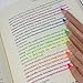Stubby Pencil Studio Eco Highlighter Pencils - Set of 6 Neon Colors with a Jumbo Sharpener - Bible Highlighters - Wooden Highlighters Will Not Bleed or Dry Out