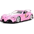 Mighty Morphin Power Rangers 1:32 Toyota FT-1 Concept Die-cast Car with 1.65" Pink Ranger Figure, Toys for Kids and Adults