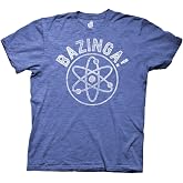 Ripple Junction Big Bang Theory Bazinga Collegiate with Linear Atom Adult T-Shirt